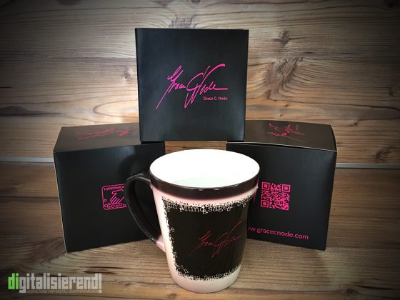 Magic-Cup, Latte, Tasse, digitalisierend, exklusiv, Gracecnode