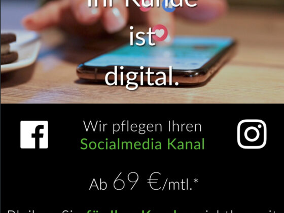Das Leben ist digital. Ihr Kunde ist digital. Ist Ihre Werbung auch digitalisierend!? - Sozial Media-Kanal-Pflege bereits ab 69 EURO
