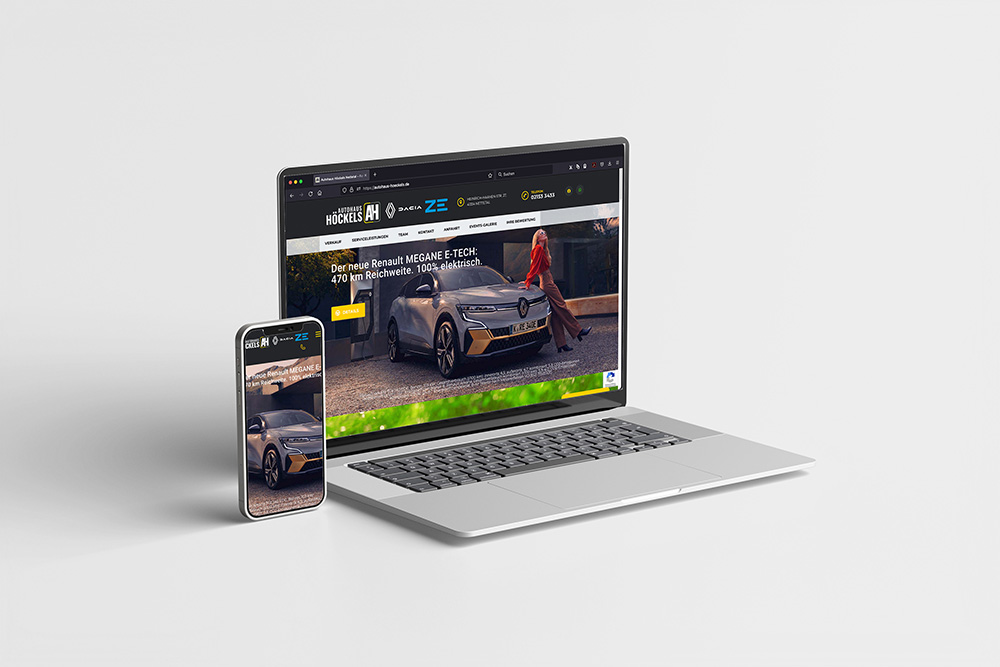 Design und Umsetzung einer Homepage für ein familienbetriebenes Autohaus