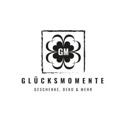Logo-Entwicklung von Glücksmomente einem lokalen Dekorations-Geschäft in Tönisvorst